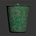 Plastic Bucket Plastic Bucket Bucket Pot Container 3d model