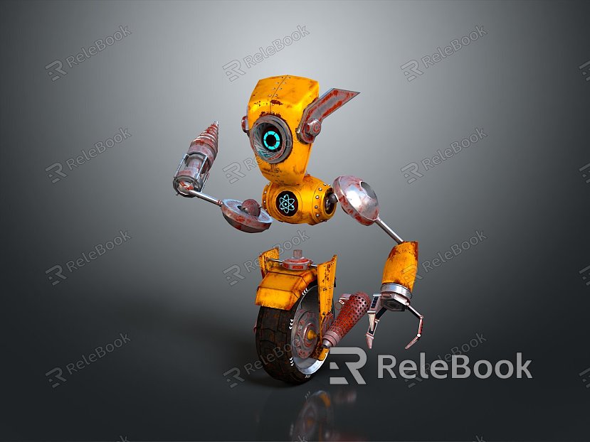 Industrial Robot Single Wheel Robot Double Wheel Robot Robot Robot Assistant Small Robot model