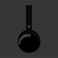 Modern Black Over Ear Headphones With Comfortable Ear Cushions And Metallic Accents