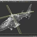 Military Helicopter With Main Rotors Fuselage And Weapon Systems Design Features