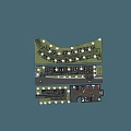Detailed Parking Lot Layout Design With Multiple Spaces Driveways And Landscaping