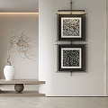 modern decorative painting 3d model