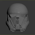 Weapon Grade Military Combat Helmet with Metallic Smooth Surface and Tactical Face Shield