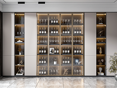 Modern Wine Cabinet model