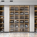 Modern Wine Cabinet 3d model