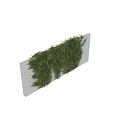 Green Ivy Wall Decorative Ornament Set With 3M Size And Human Silhouette