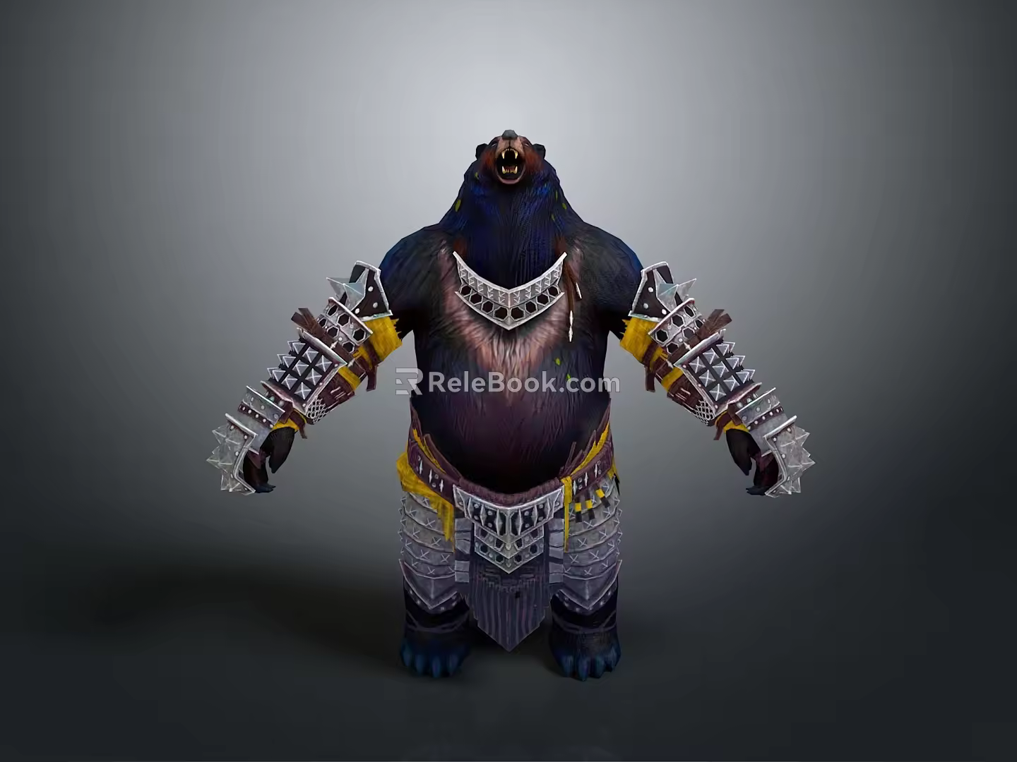 Bear Man Monster Game Character Game Hero Game Character Cartoon Character Game Monster Bumpster 3d model