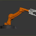 Modern Robot Arm Robot Arm Mechanical Arm Robot Arm Robot Head 3d model