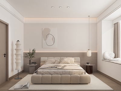 Modern Bedroom Room 3d model