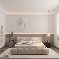 Modern Bedroom Room 3d model