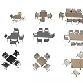 Various Outdoor Chairs with Matching Tables in Different Styles for Garden Use