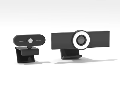Projection Surveillance Devices With Modern Design Adjustable Stand And HD Monitoring Functionality 3d model
