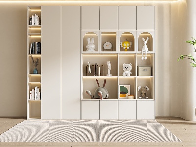 modern wardrobe cream wardrobe model