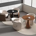Modern Negotiation Table and Chair Leisure Table and Chair Coffee Table and Chair Signing Table and Chair 3d model