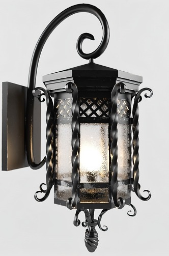 European-style wall lamps 3d model