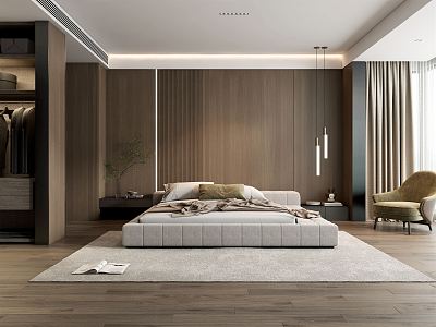 Modern Bedroom 3d model