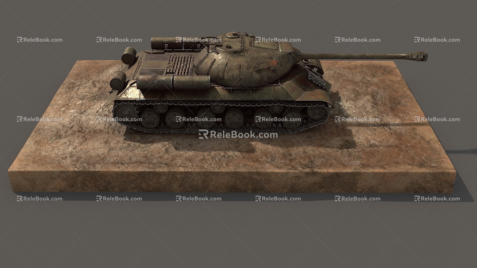 Tank IS3 Heavy Tank Main Battle Tank Russian Tank World War II Tank IS3HeavyTank Super Realistic High Precision Video 3d model