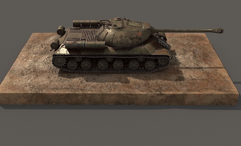 Tank IS3 Heavy Tank Main Battle Tank Russian Tank World War II Tank IS3HeavyTank Super Realistic High Precision Video 3d model