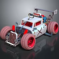 Modern car travel car self-modified car modified car 3d model