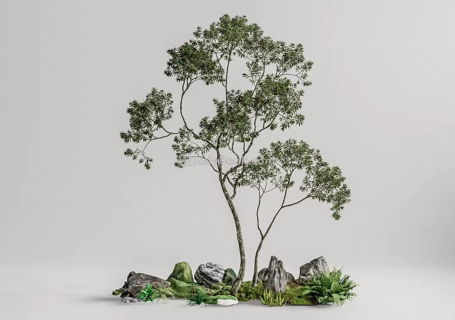 arbor landscape tree 3d model
