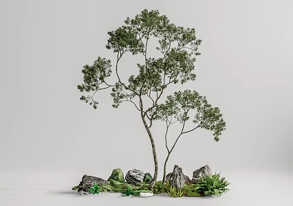 arbor landscape tree 3d model