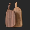 Wooden Cutting Boards With Handle Design In Different Wood Types For Kitchen Use