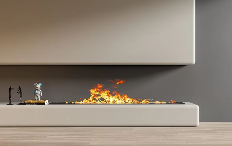 Modern Fireplace Electronic Fireplace Stove 3d model