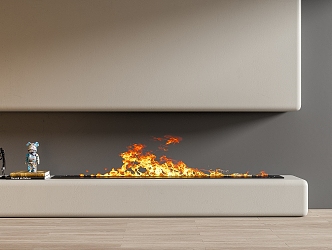 Modern Fireplace Electronic Fireplace Stove 3d model