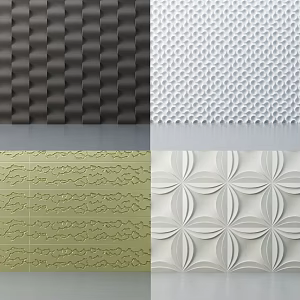 Modern Wall 3d model