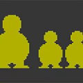 Cute Brick Built Penguin Figures With Large Gray And Small White Bodies And Orange Feet