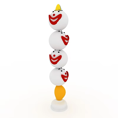 String clown 3d model String clown 3d model