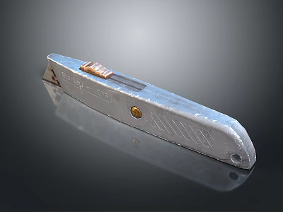 paper cutter knife knife wallpaper knife old wallpaper knife rusty wallpaper knife art knife stationery office supplies 3d model