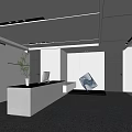 Front Desk 3d model