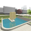 Modern Science and Technology Museum Xiangyang Science and Technology Museum 3d model