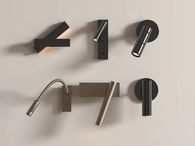 Modern Contemporary Downlights And Spotlights With Sleek Design And Various Models 3d model
