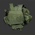 Green Camouflage Backpack With Multiple Pockets Adjustable Straps And Durable Fabric