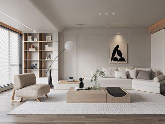 The Silent Living Room 3d model