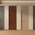 Flush Doors in Various Colors with Sleek Design for Modern Home Interior