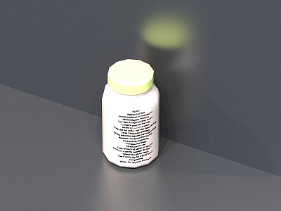 Modern Medicine Bottle model