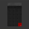 Modern Calculator Electronic Calculator 3d model