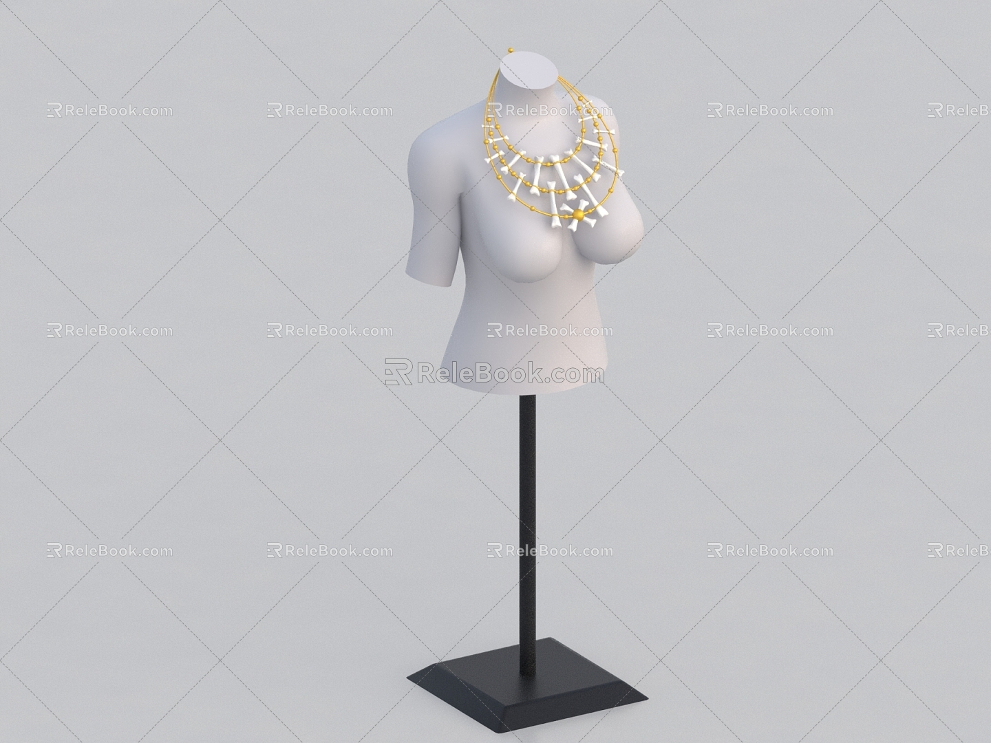 Necklace Jewelry Pendant Accessories 3d model