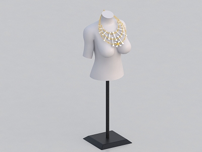 Necklace Jewelry Pendant Accessories 3d model