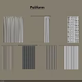 Poliform Stylish Curtains With Different Patterns Textures And Styles For Home Use