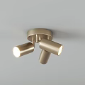 Modern Ceiling Lights with Branch Like Design Golden Fixtures and Circular Shades