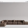 Modern Multiplayer Sofa 3d model