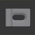 Industrial Grade Metal L Shaped Bracket With Oval Hole And Shiny Surface