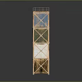 Modern Multi Colored Cube Stacked Shelves And Metal Frame Tiered Rack Furniture