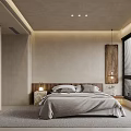 Modern Living Dining Room Interior With Beige Walls White Sofa And Coffee Table
