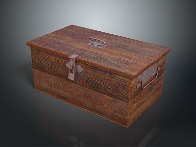 Boxes, Boxes, Luggage, Wooden Boxes and Containers Realistic 3d model