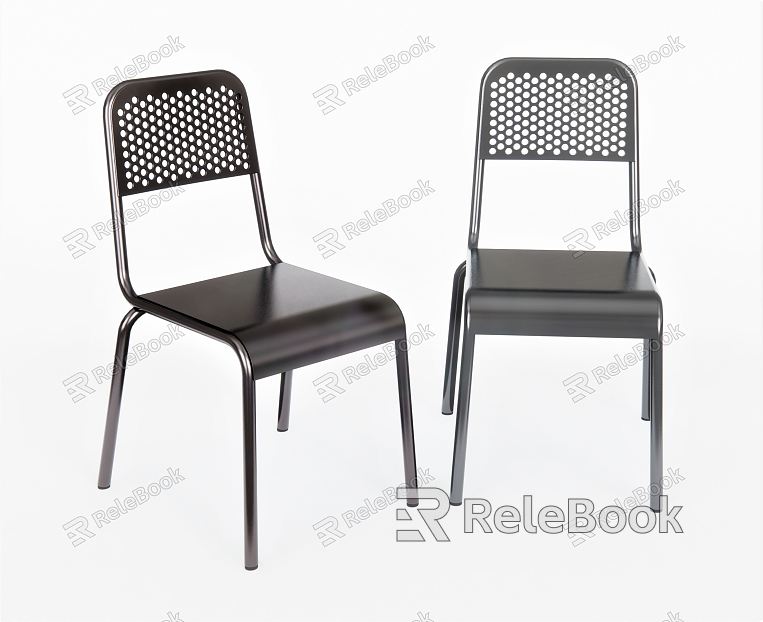 Modern Dining Chair Leisure Chair Office Chair Iron Chair Backrest Chair Interview Chair Coffee Chair model